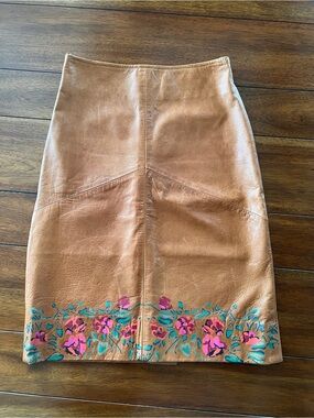 Stella Forest Lambskin Leather Skirt